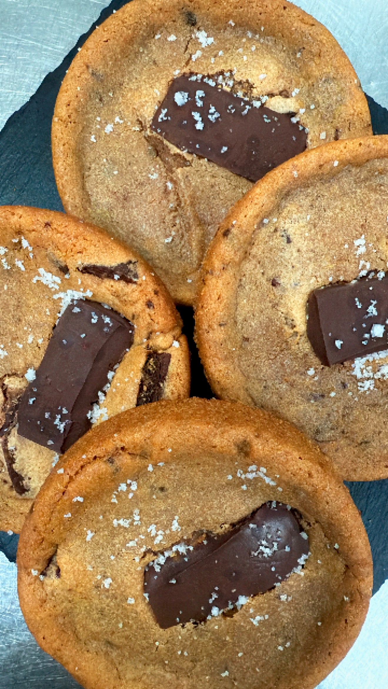 Dark Chocolate and Fleur de Sel Cookie
