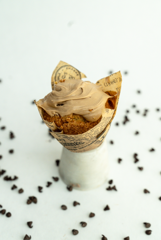 Muffin chocolat au lait & crème noisette