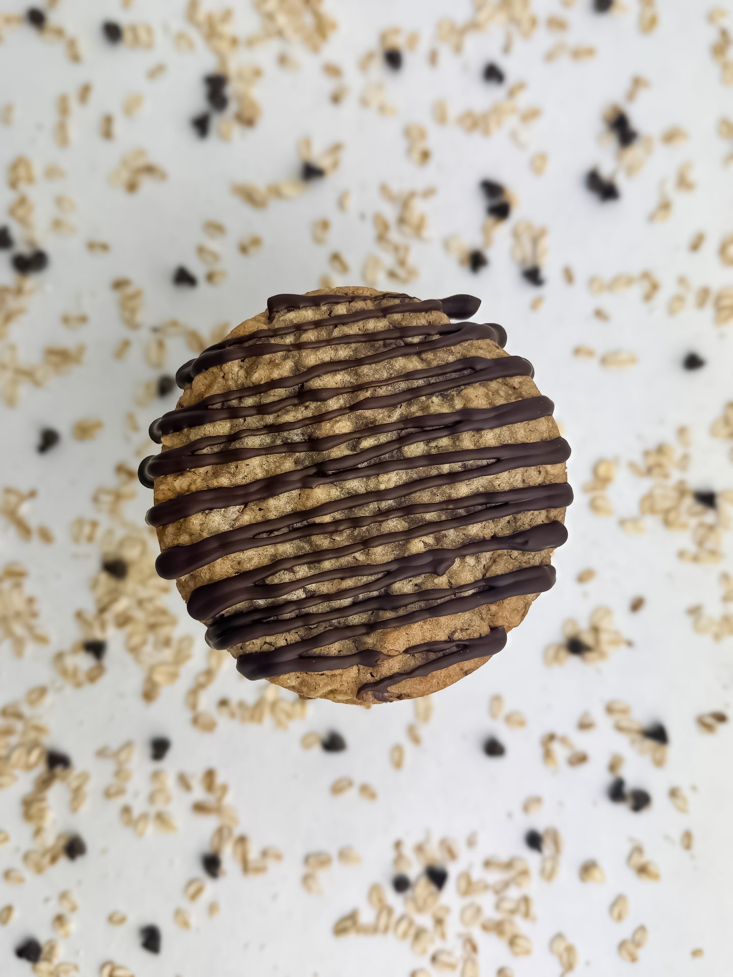 Chocolate and Oatmeal Cookie